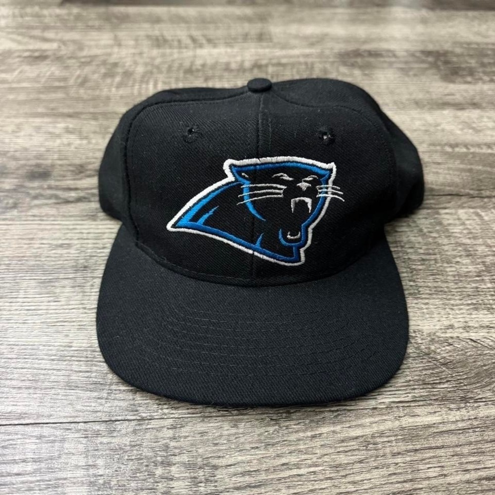 Vintage Carolina Panthers Drew Pearson Wool Snapback Hat NFL Football